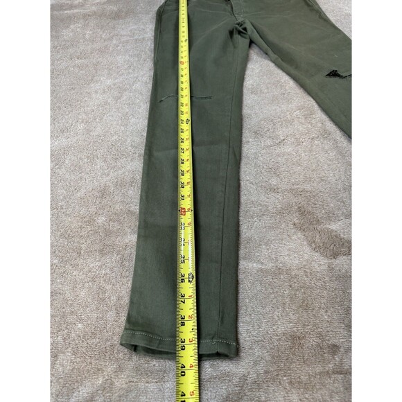 fashion nova womens olive green jeans size 13,medium Strech Medium Waist - Picture 7 of 16